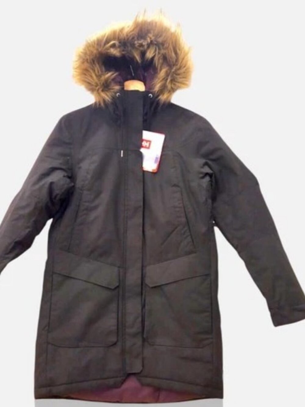 New Helly Hansen Women Coastline 2 Parka Winter Coat Waterproof Black Size S